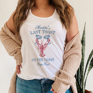 Laatste toast op de Coast Lobster Bachelorette Par Tanktop