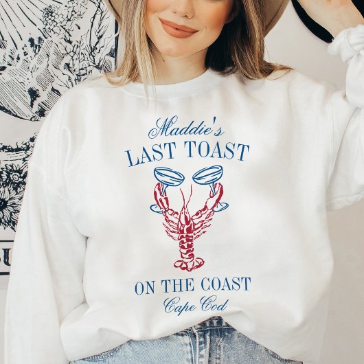 Laatste toast op de Coast Lobster Bachelorette Par Trui