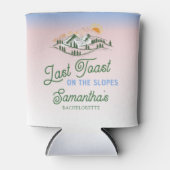 Laatste Toast Op De Helling Skien Winter BACH Week Blikjeskoeler (Voorkant)