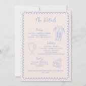 Laatste toast op de hellingen Bachelorette Weekend Kaart (Achterkant)