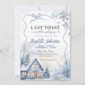 Laatste toast op de hellingen Cabin Bachelorette P Kaart (Voorkant)