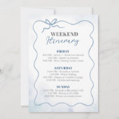 Laatste toast op de hellingen Cabin Bachelorette P Kaart (Achterkant)