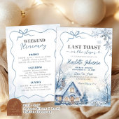 Laatste toast op de hellingen Cabin Bachelorette P Kaart