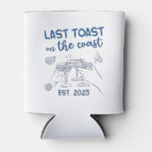 Laatste toast op de kust 2025 blikjeskoeler (Voorkant)