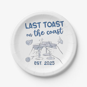 Laatste toast op de kust 2025 papieren bordje
