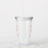 Laatste toast op de kust acryl drinkbeker (Links)