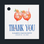Laatste toast op de kust Aperol Spritz Bachelorett Bedankjes Labels<br><div class="desc">De "Last Toast on the Coast Aperol Spritz" is een levendige vrijgezellensuite die de essentie van kustvieringen vastlegt. Het ontwerp is prominent voorzien van twee geïllustreerde Aperol Spritz-brillen die aan elkaar vastklampen, omringd door plakjes sinaasappel, waardoor een verfrissende en feestelijke touch wordt toegevoegd. Het collectie maakt gebruik van een opvallende...</div>