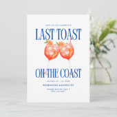 Laatste toast op de kust Aperol Spritz Bachelorett Kaart (Staand voorkant)