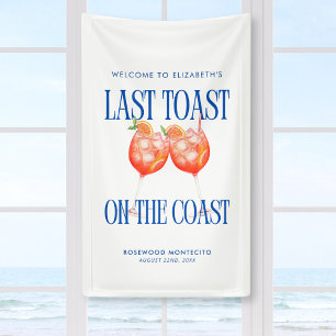Laatste toast op de kust Aperol Spritz Bachelorett Spandoek