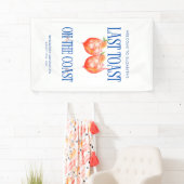 Laatste toast op de kust Aperol Spritz Bachelorett Spandoek (Insitu)