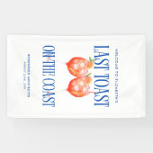 Laatste toast op de kust Aperol Spritz Bachelorett Spandoek (Horizontaal)