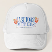 Laatste toast op de kust Aperol Spritz Bachelorett Trucker Pet (Voorkant)