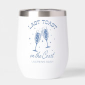 Laatste Toast op de kust Bachelorette Bridal Party (Achterkant)