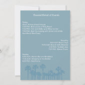 Laatste Toast Op De Kust Bachelorette Kaart (Achterkant)