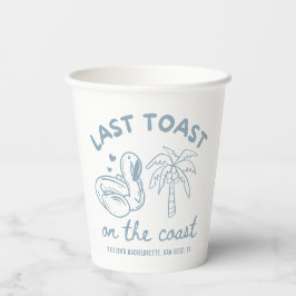 Laatste Toast op de Kust Bachelorette Party Bekers