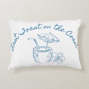 Laatste Toast op de kust Bachelorette Party Design Accent Kussen