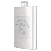 Laatste Toast op de kust Bachelorette Party Design Flacon (Links)