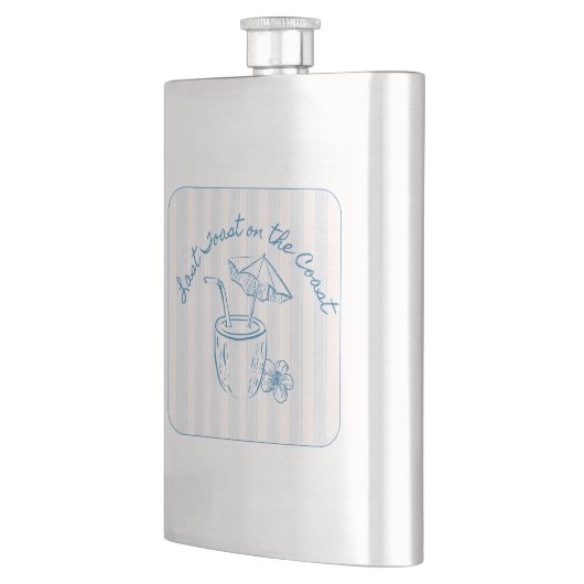 Laatste Toast op de kust Bachelorette Party Design Flacon (Links)