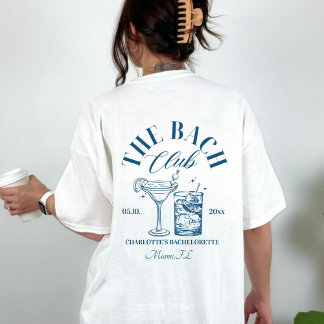 Laatste toast op de kust bachelorette party t-shir t-shirt