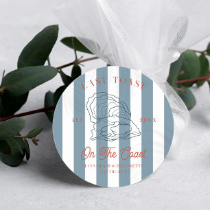 Laatste Toast op de Kust Bachelorette  Ronde Sticker
