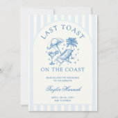 Laatste Toast op de kust Bachelorette Route Kaart (Voorkant)