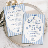 Laatste Toast op de kust Bachelorette Route Kaart