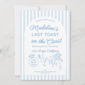 Laatste Toast op de kust Bachelorette Route Kaart (Voorkant)