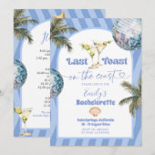 Laatste toast op de kust Bachelorette Route Kaart (Voorkant / Achterkant)