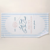 Laatste Toast Op De Kust Bachelorette Strandlaken (Voorkant)