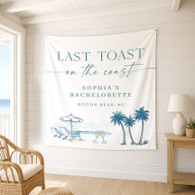 Laatste toast op de kust Bachelorette Tapestry