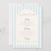 Laatste Toast Op De Kust Bachelorette Uitnodiging (Achterkant)