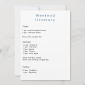 Laatste toast op de kust bachelorette weekend kaart (Achterkant)