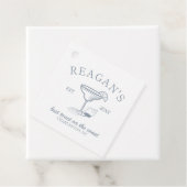 "Laatste toast op de kust" Beach Bachelorette-fees Bedankjes Labels (In situ)