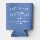 Laatste Toast op de kust Beach Bachelorette feest Blikjeskoeler (Voorkant)