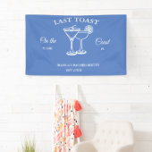 Laatste Toast op de kust Beach Bachelorette feest Spandoek (Insitu)