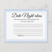 Laatste Toast Op De Kust Beach date nachtkaart Advieskaart (Voorkant)