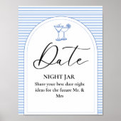 Laatste Toast Op De Kust Datum Nachttrouwbord Poster (Voorkant)