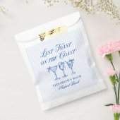 Laatste toast op de kust Elegante Hand getrokken B Bedankzakje (Gezegeld)