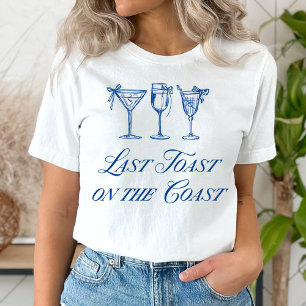 Laatste toast op de kust Elegante Hand getrokken B T-shirt
