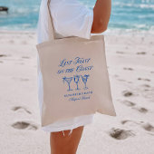Laatste toast op de kust Elegante Hand getrokken B Tote Bag