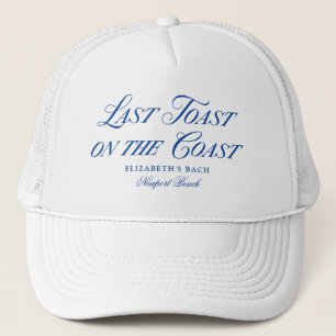 Laatste toast op de kust Elegante Hand getrokken B Trucker Pet