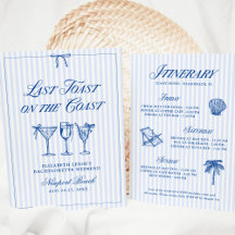 Laatste toast op de kust Elegante handgetekende bo