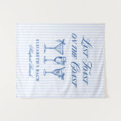 Laatste Toast op De Kust Elegante Met de Hand Gete Wandkleed (Voorkant (horizontaal))