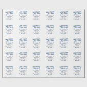 Laatste toast op de kust gesticht in 2025 cadeaupapier (Vlak)