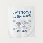 Laatste toast op de kust gesticht in 2025 wandkleed (Voorkant)