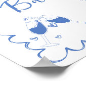 Laatste Toast Op De Kust margarita bar bachelorett Poster (Hoek)