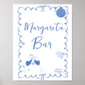 Laatste Toast Op De Kust margarita bar bachelorett Poster (Voorkant)