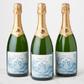 Laatste Toast Op De Kust Mini Fles Etiket (Flessen)