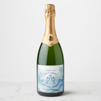 Laatste Toast Op De Kust Mini Fles Etiket