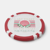 Laatste toast op de kust – Na de vrijgezellenfeest Poker Chips (Enkel)